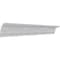 Ekena Millwork 5 1/8"H x 4 1/4"P x 6 3/4"F x 94 1/2"L Salem Federal Crown Moulding MLD05X04X06SA - alternate 3